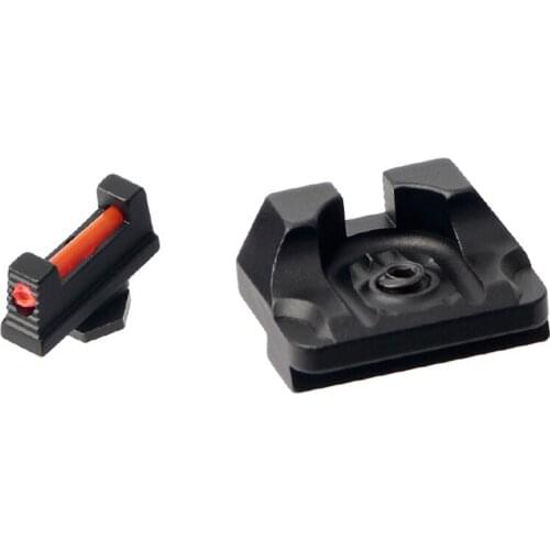 Mini Tactical Front Rear Sight Military Airsoft Air Guns GLOCK Sight Combat Handgun Hunting Fiber Optics Sight Glock 17 19 20 21