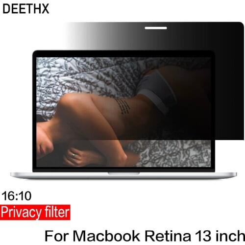 High Quality Full screen Privacy Filter Screens Protective film for MacBook Retina 13 inch 2012-2015 laptop Model A1502 A1425