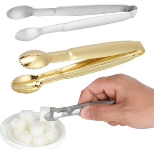 1pc Coffee Sugar Clip Stainless Steel Tweezer Mini Clamp Tong Clips Coffee Little Tea Clips Hot Kitchen Bar Tool Supply Cocina