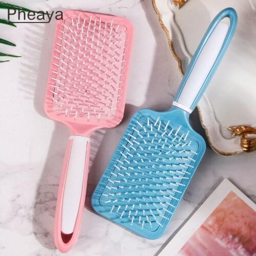 Pheaya Large Plate Comb Detangling Brush Stylist Anti-static Hairdressing Combs for Salon Styling Bathroom Accessories Tools