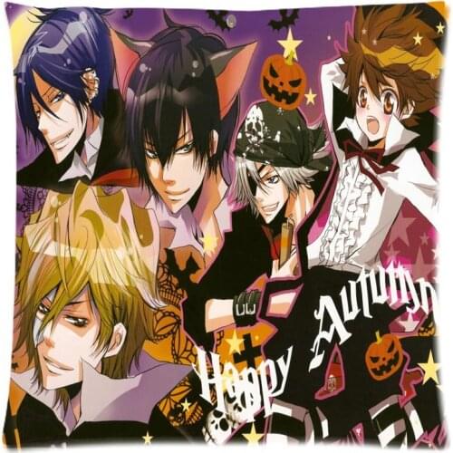 2018 Pillow Case 45*45cm HITMAN REBORN! Polyester Cushion Case Sofa Waist Throw Cushion Cover Home Car Decor