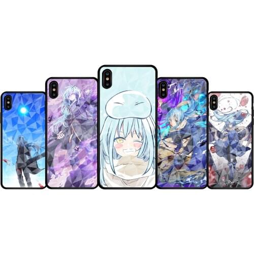 That Time I Got Reincarnated as a Slime Rimuru Tempest Acrylic Phone Case Cover For iphone X XR XS 11 12 Pro For Samsung Galaxy