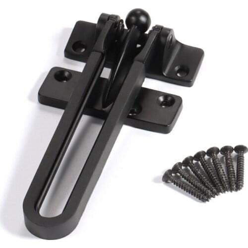 Hotel Safety Anti Hotlinking Door Latch Anti-Lock Alloy Security Door Clasp Buckle