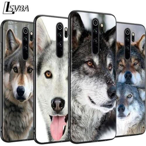 Husky Bulldog Wolf Anti-Fall Phone Case For Xiaomi Redmi Note 9 9S Max 8T 8 7 6 5 Pro 5A 4X 4 Soft Black Cover Capa