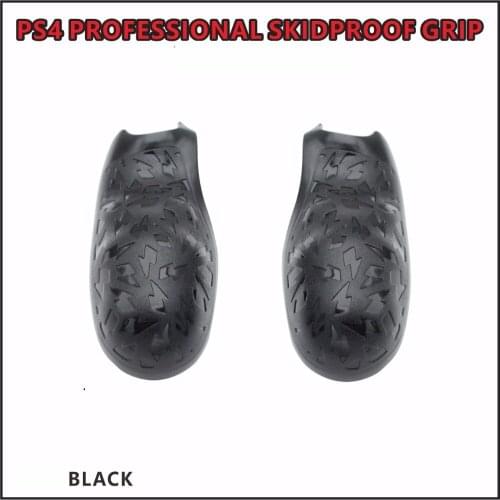 For PS4 Protective Skin Adjustable Trigger & Pro Grip Combo Kit - E-MODS GAMING For PS4 Controller Compatible (Black)