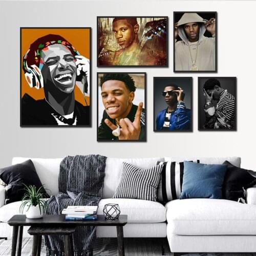 A Boogie wit da Hoodie Hoodie Posters and Prints Canvas Art Painting Wall Pictures For Living Room Home Decor