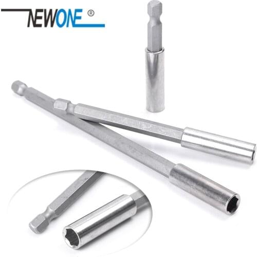 Extension Extend Socket Drill Bit Holder Magnetic Hex Screwdriver ,2/ 4/ 6-inch Length,1/4''-Hexagon Drill Set/3 PCS