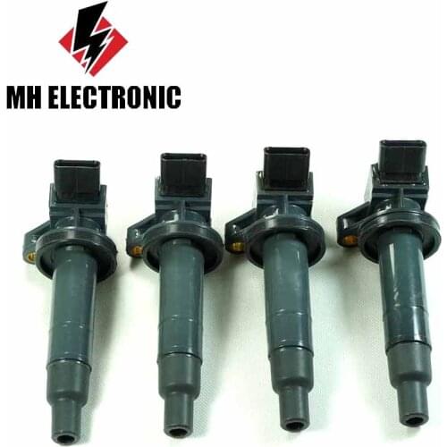 MH ELECTRONIC 4pcs/lot Ignition Coil 90919-02262 9091902262 For Toyota Altis Corolla Vitz Passo Yaris Hybrid Belta Aygo 2004