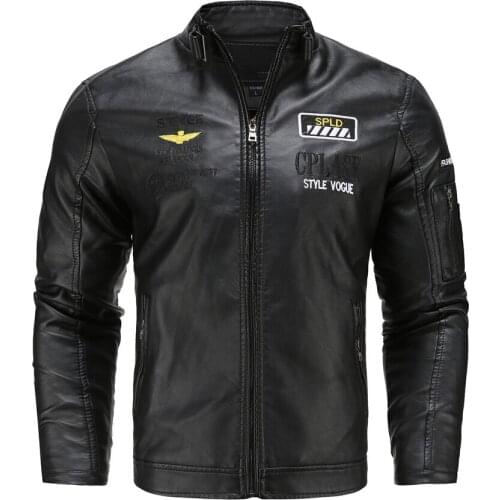 Mens Leather Jacket Antique Washed Retro Vintage Style Biker Smart Casual Slim Fit Bomber