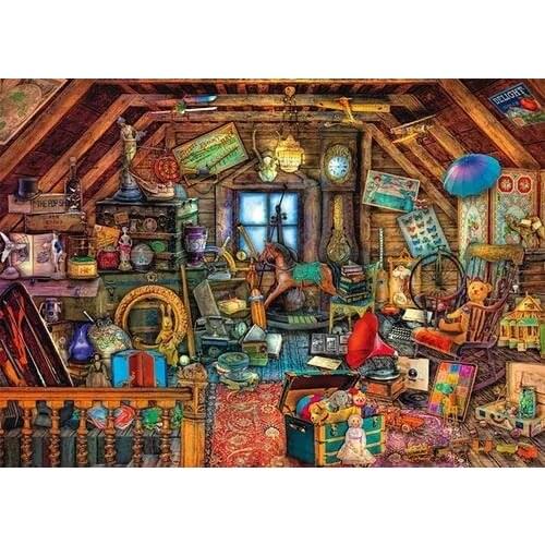 Grandmas Attic Cross Stitch Kits Crafts Top Quality Arts Embroidery Needlework DIY Sewing kit 14CT Canvas Unprinted Decor Handma