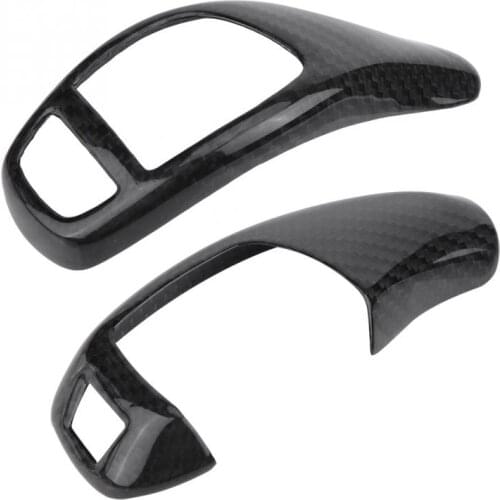 Gear Shift Cover Trim Carbon Fiber Gear Shift Knob Cover Trim for BMW F20 F30 F31 F34 1 2 3 4 5 Series Car Accessories New