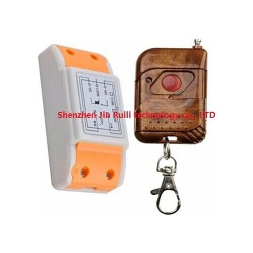 New 220 v 1 ch remote control switch 1 piece receiver + 1 piece transmitter circuit diagram visible