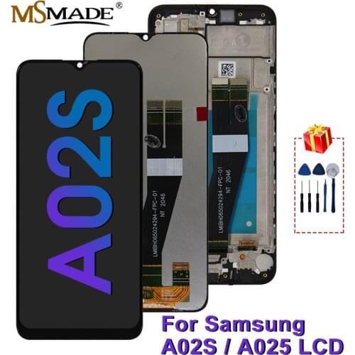 Original For Samsung Galaxy A02S Display SM-A025F/DS Display LCD Touch Screen Digitizer Parts For Samsung A02S LCD SM-A025M