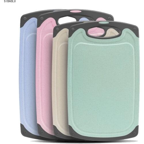 Wheat straw Cutting Board Degradable Chopping Board Food Slice Cut Chopping Block Chopping Board Kitchen Gadget Home Accessories