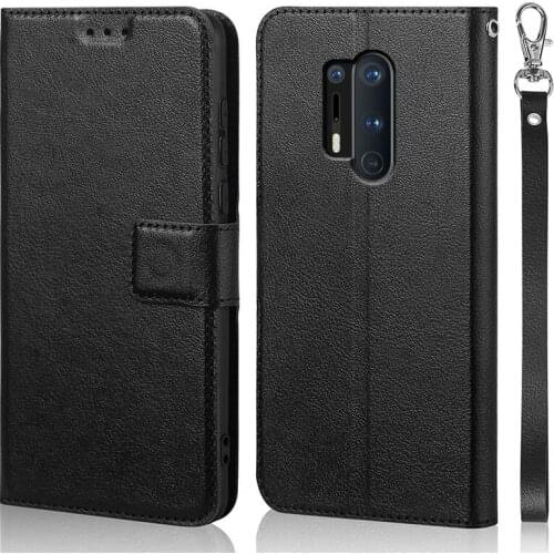 Luxury Flip Case for Oneplus 8 Pro Cover Original Book Design Leather Phone Coque Wallet Capa Stand With Strap Card Holders