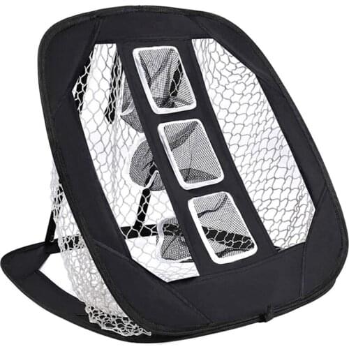 Detachable Foldable Golf Chipping Practice Net Lightweight Indoor Outdoor Garden Hitting Pitching Target Training Aids