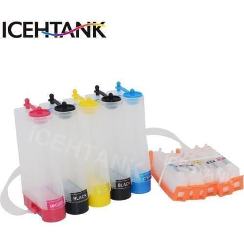 ICEHTANK Continuous Ink Supply System For Canon PGI 470 CLI 471 PIXMA MG5740 MG6840 MG7740 TS5040 TS6040 TS8040 TS9040 Printer