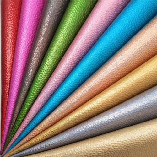 1PC 21X29CM Litchi Faux Leather Fabric, Synthetic Leather Fabric Sheets, PU Leather For Making Bows LEOsyntheticoDIY T235