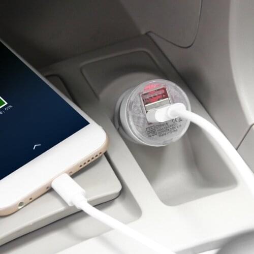 Universal Mini Vehicle 12V 24V DC Dual 2 Port USB Car Power Charger Adapter for iPad2 3 For iPhone4 4S For iPod MP3 Tablet