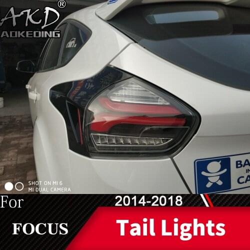 Tail Lamp For Car Ford Focus LED 2015-2018 FocusTail Lights Fog Lights Daytime Running Lights DRL Tuning Cars Car Accessories