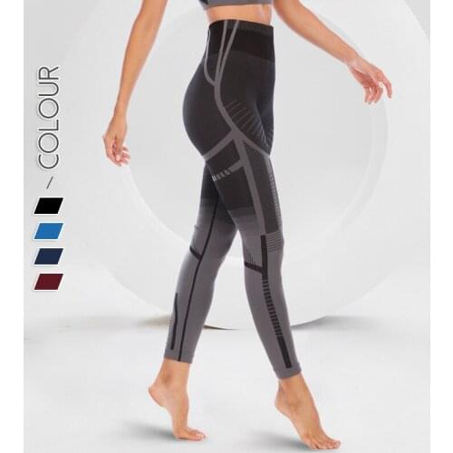Women Gym Yoga Compression Seamless Pants Sports Lifting Stretchy High Waist Athletic Fitness Leggings Activewear Pants