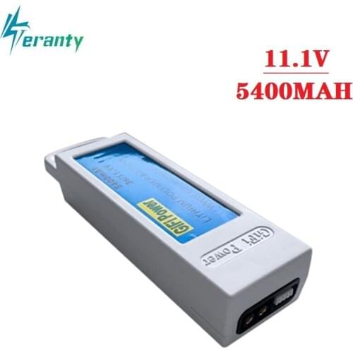 1-2PCS 11.1V 5400mAh For Yuneec Q500/Q500+ 3S Upgarded Lithium RC Battery Rechargeable Battery For Yuneec Q500 4KRC Quadcopter