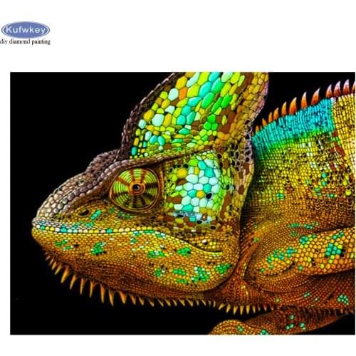 5D Diamond Painting Diy Diamond Embroidery Lizard Animal Full Square Drill Diamond Mosaic Chameleon Cross Stitch Handmade Gift