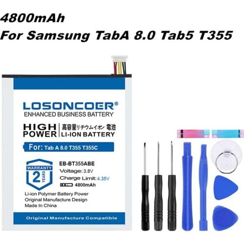 EB-BT355ABE EB-BT355ABA Battery for Samsung Galaxy Tab A 8.0 Tab5 T355 T355C P355 SM-T355 P350 SM-T350 SM-P350 P355C SM-P355M