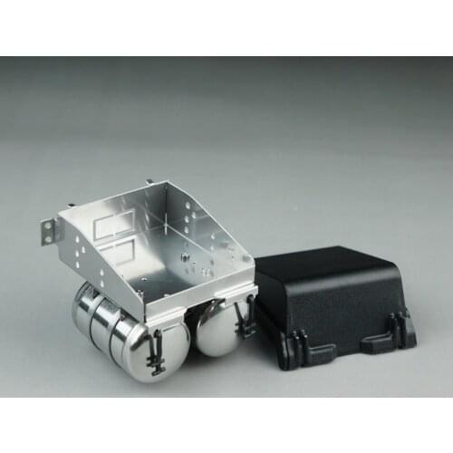 Rc Truck Toys Frame Metal Battery Case + Gas Tank For 1/14 Remote Control Car TAMIYA Tractor SCANIA R470 R620 56323