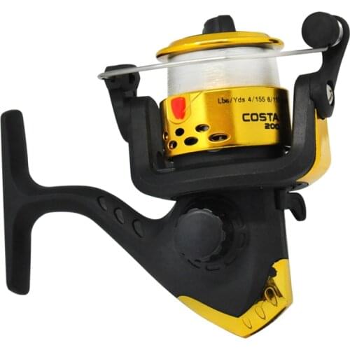 Sea Fishing Green Spinning Reel Freshwater Pre-Loading Spinning Wheel ABS Body 4bb Spinning Fishing Reel Carp With Fishing Line