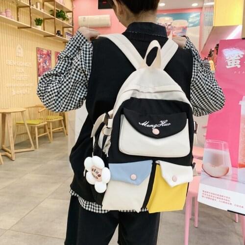 Kawaii School Backpack teenager girls Women school Backpacks travel laptop backpack Female Shoulder School Bags for Teens Luxury