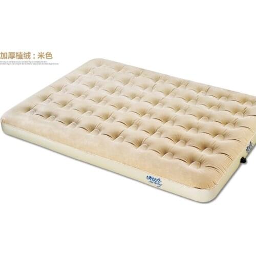 Mirakey Built-in Foot Pump Air Mattress 137*191*22cm 2 Person Use Air Bed Inflatable Camping Mat Air Mattress