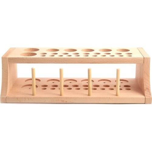 Multifunctional Storage Stand Rack Stamp Stand Beech Rack Leather Holder DIY Storage Holder For Leathercraft Tool