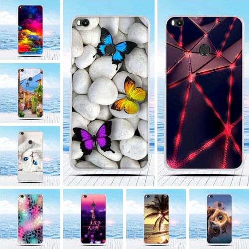 Cartoon 3D Relief Printing Pattern Back Cover TPU Soft Silicone Case Coque Capa Funda For Xiaomi Mi Max 2
