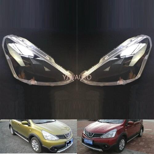 Car Headlight Lens For Nissan Livina 2013 2014 2015 Car Headlamp Lens Replacement Auto Shell Cover