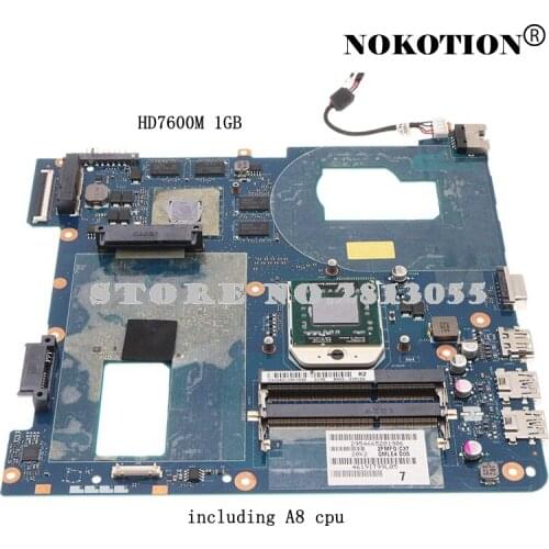 NOKOTION QMLE4 LA-8863P For Samsung NP355 NP355C4C NP355V5C BA59-03567A BA59-03568A BA59-03402A Laptop Motherboard Free A8 CPU