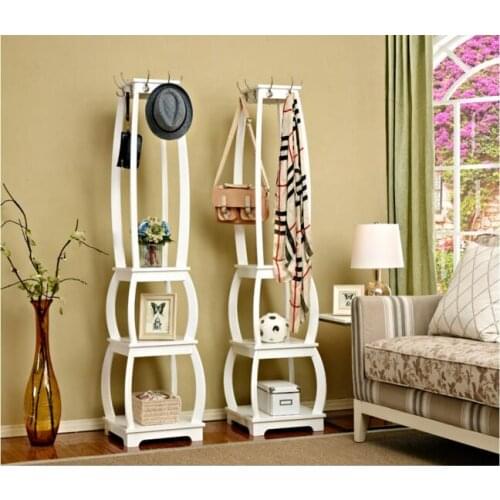 Coatrack landing clothes rack.. The bedroom of vertical hanger