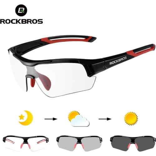 ROCKBROS Hiking Photochromic Airsoft Glasses Outdoor Sports Mount Climbing Sunglasses Goggles Men Bicycle Eyewear Myopia Frame