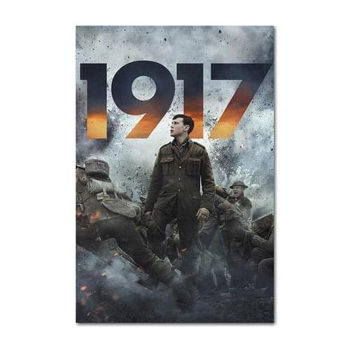 24style 1917 Movie Art Film Print Silk Poster for Your Home Wall Decor 24x36inch