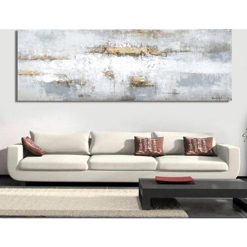Modern minimalist home decoration abstract original oil painting background art posters and prints living room wall paintings