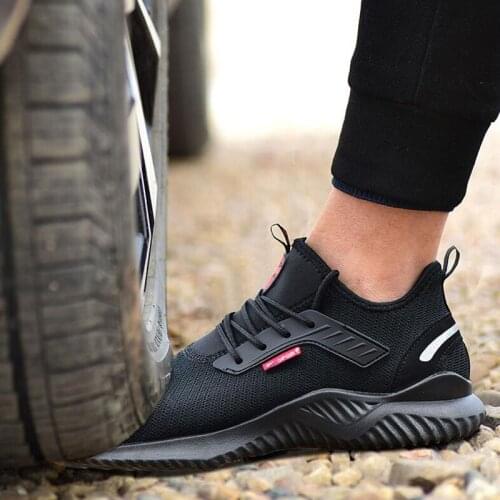 Ultralight Steel Toe Safety Shoes Men Working Shoes Women Unisex Safety Boots Men Sneakers Anti-puncture Work Shoes for Men