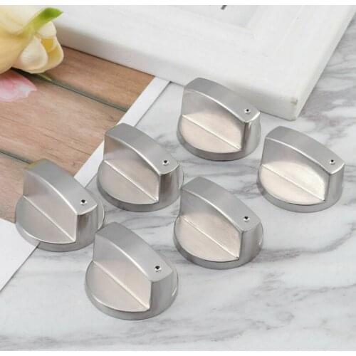 4/6/8pcs Cooker Oven Hob Switch Control Metal Universal Gas Stove Knobs Gas Stove Burner Oven Kitchen Parts Handles