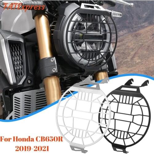 Motorcycle Vintage Headlight Protector Retro Grill Light Lamp Cover For Honda CB650R CB 650R CB650 R 2019 2020 2021 Accessories