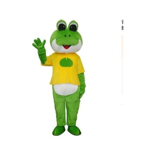 Green Frog Mascot Costume Halloween cosplay Cartoon