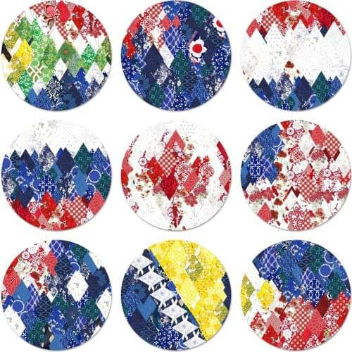 Sochi Russia Flag Quilt Icons Pins Badge Decoration Brooches Metal Badges For Backpack Decoration 58mm