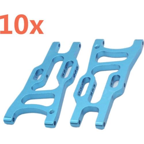 Wholesale 5Pairs HSP Upgrade Parts 106021 06012 06049 Aluminum Rear Lower Arms for 1/10 RC model Car 94105 94106 94107 94107Pro