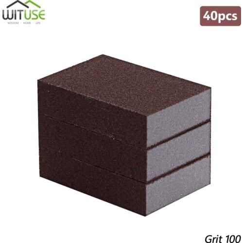 100*70*25MM 40pcs Brown Carborundum Melamine Eraser Magic Sponge Diy Cleaning Sponge Dishwashing Kitchen Bathroom Accessory Item