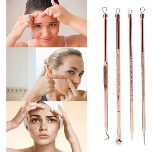 2021 Blackhead Remover Tools Comedone Extractor Acne Removal Kit for Blemish Whitehead Removing Face Cleaner Beauty Products