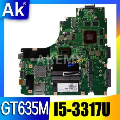 AK K46CM Laptop motherboard For Asus A46C S46C K46CB K46CM K46C K46 Test original mainboard I5-3317U GT635M