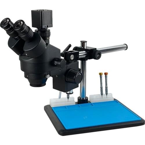 38MP HDMI Digital USB TF Microscopio camera 3.5X-90X simul-focal Trinocular Stereo Microscope soldering PCB jewelry repair Kit